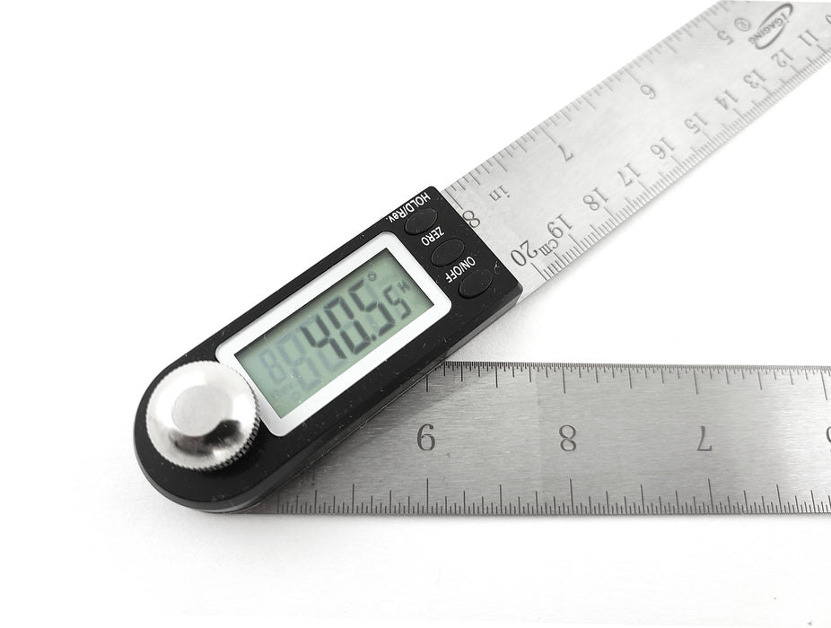 iGaging Digital Protractor with Stainless Steel Blades