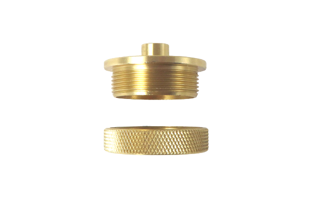 Individual Sets 1-3/16" Low Profile Solid Brass PC-Style Router Template Guide Bushings Sets and Lock Nuts