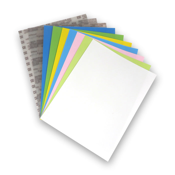 3M™ 10 Sheet Pack Aluminum Oxide 8-1/2" x 11"  Microfinishing/Lapping Film PSA