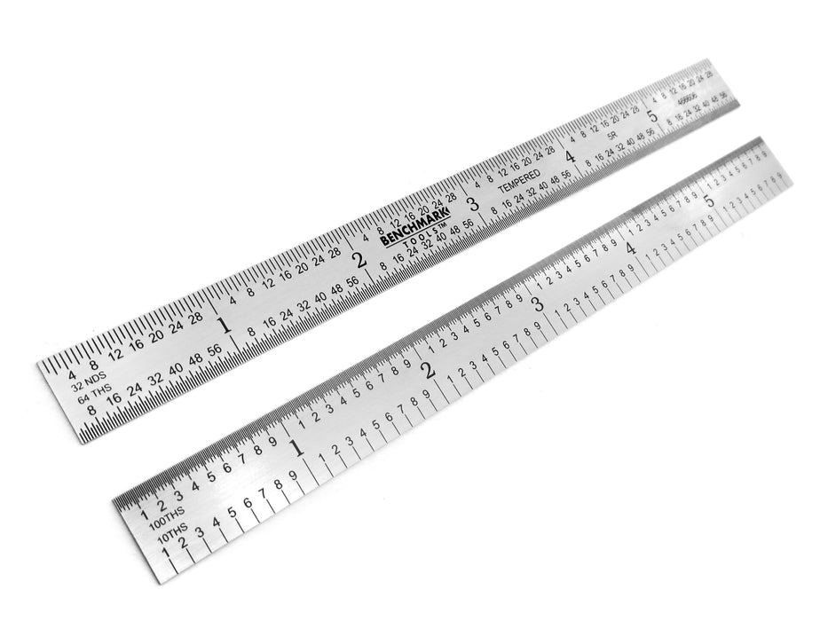 The Woodsmith Store Fine Tools Steel Ruler Combo Set