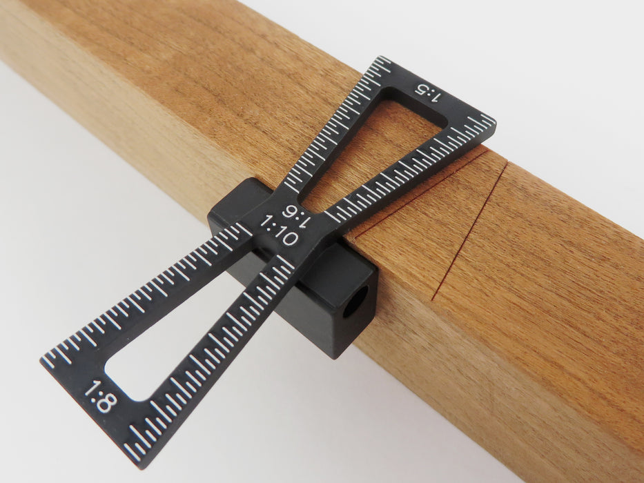Dovetail Marking Jig Marker Guide, 1:5, 1:6, 1:8 and 1:10 Slopes