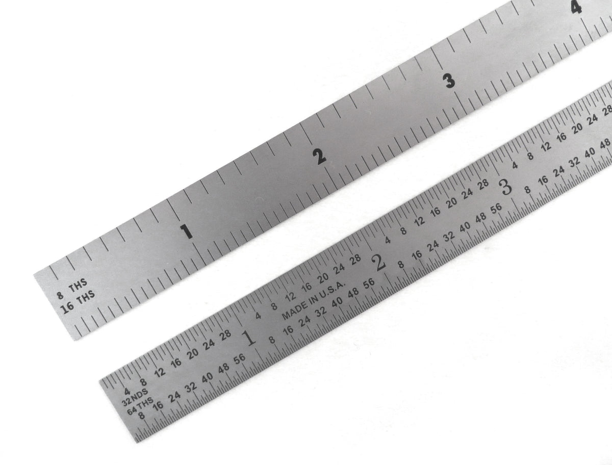 Mr. Pen Steel Rulers, 6 inch and 12 inch Metal Rulers, Pack of 2