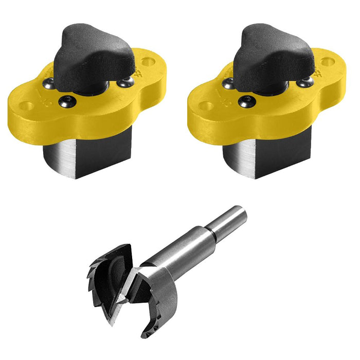 Magswitch MagJig 95 (Set of 2) with Magswitch 30mm Forstner Bit