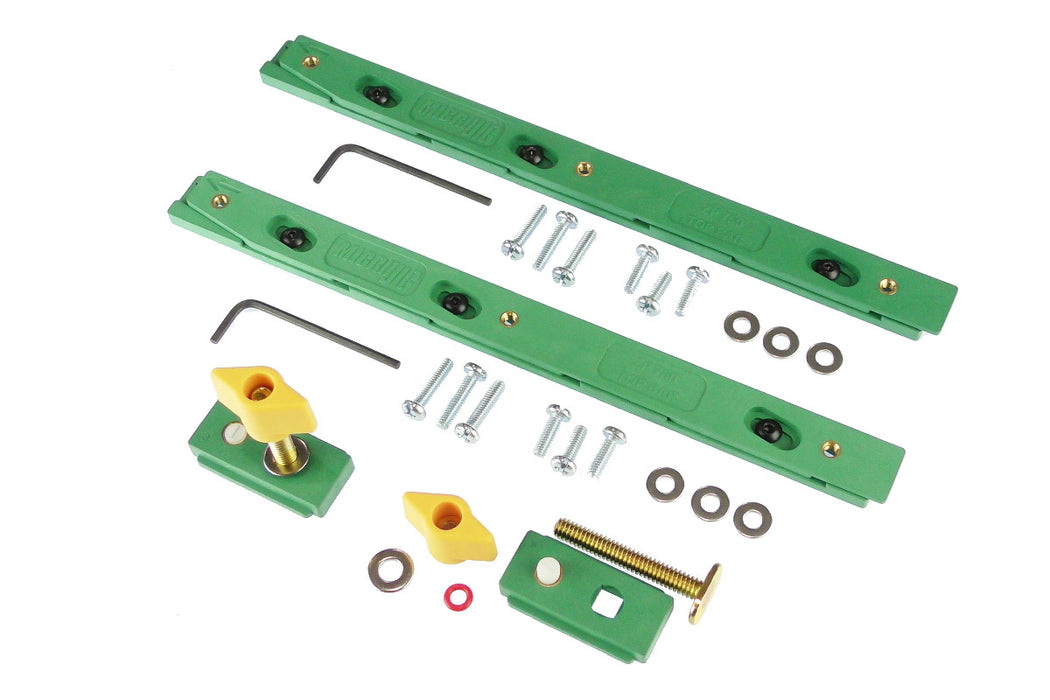 Microjig ZEROPLAY Miter Bars (Double-Kit) With 2 Miter Bars and 2 Stops