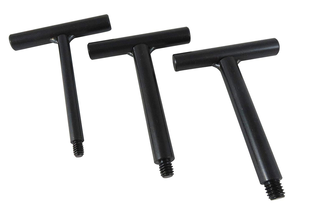 3 Piece Threaded Insert T Wrench Set - 1/4" x 20, 5/16" x 16 and 3/8" x 16