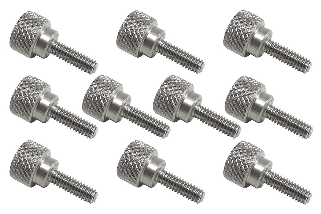 10 Piece 303 Stainless Steel Diamond Knurled Thumb Screw Sets