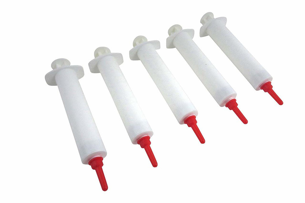 5 Piece 15cc Glue Syringe Injectors with Replaceable Tips 470245