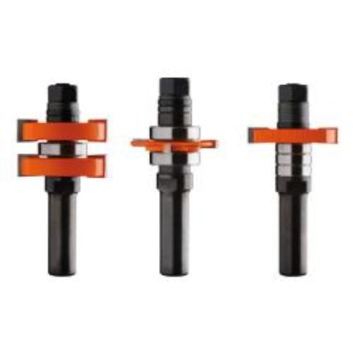 CMT Adjustable Tongue & Groove Bit Sets For Mission Style Cabinet Doors Carbide Tipped