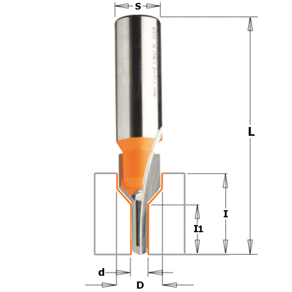 CMT Countersink Screw Slot Router Bits Carbide Tipped