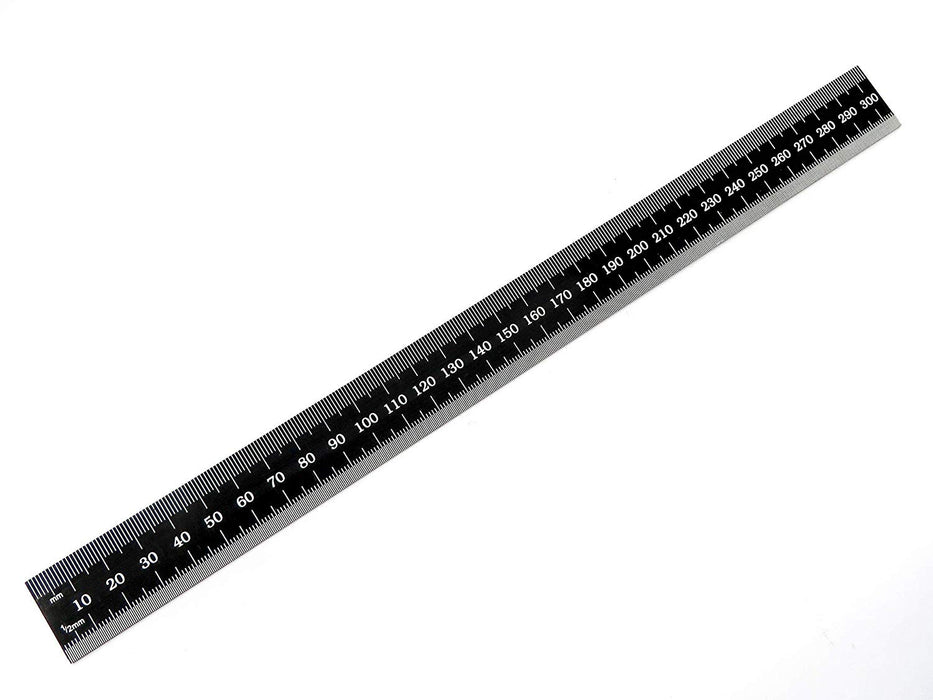 Benchmark Tools™ Rigid 300mm (12) English/Metric Satin Chrome Machinist  RulersDefault Title