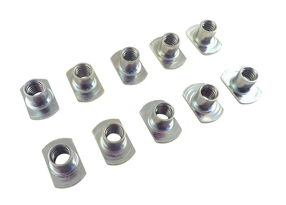 Lot of 10 Each Sliding Tee T Nuts 1/4" x 20 TPI 112331
