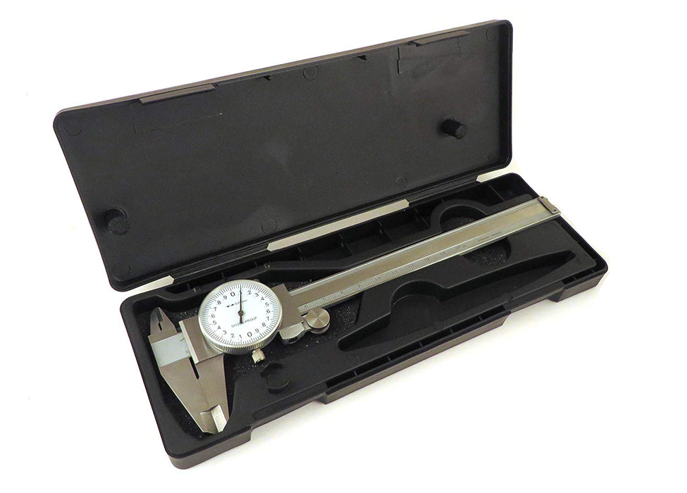 150mm Metric Dial Calipers Stainless Steel ID, OD, Step and Depth 731288