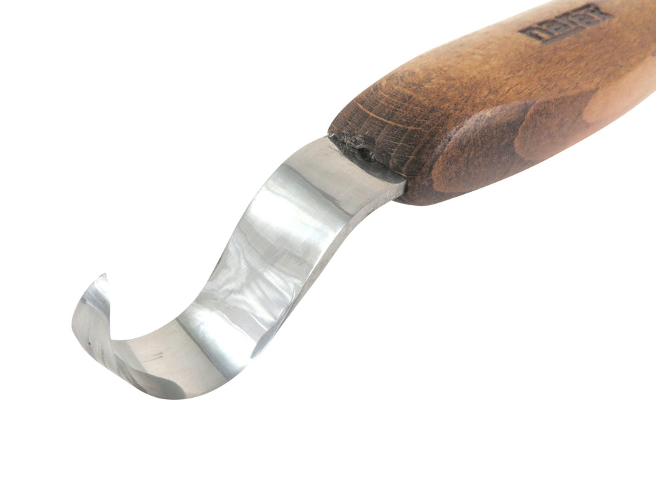 Scratch and Dent -- Narex Small Spoon Carving Hook Knife Right Hand Tapered (822104)
