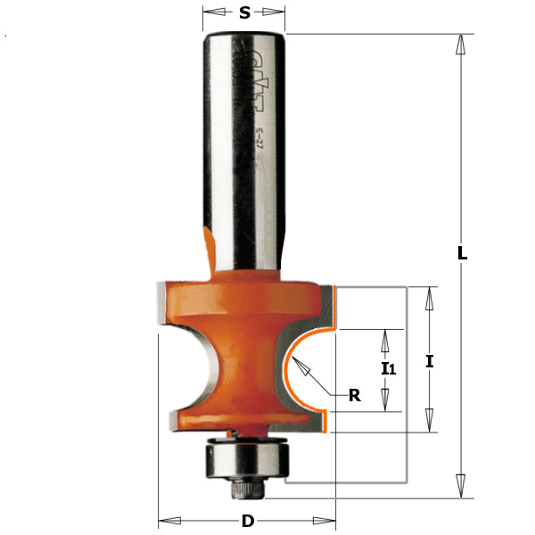 CMT Corner Beading Router Bits Carbide Tipped