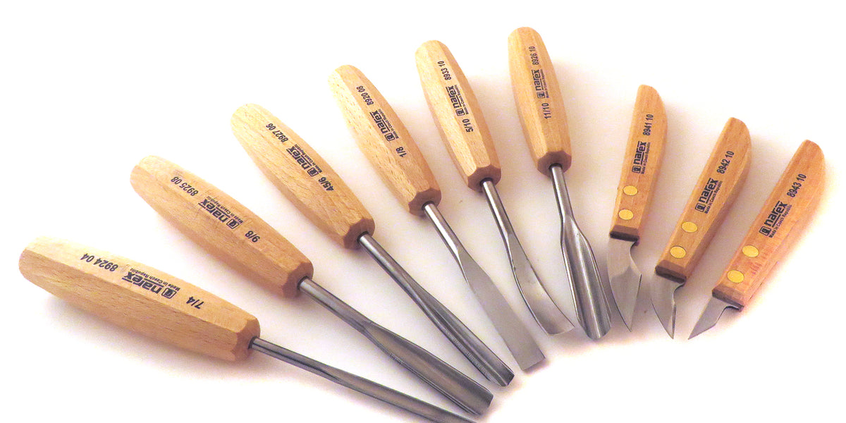 Narex Piece Carving Chisel Set — Taylor Toolworks