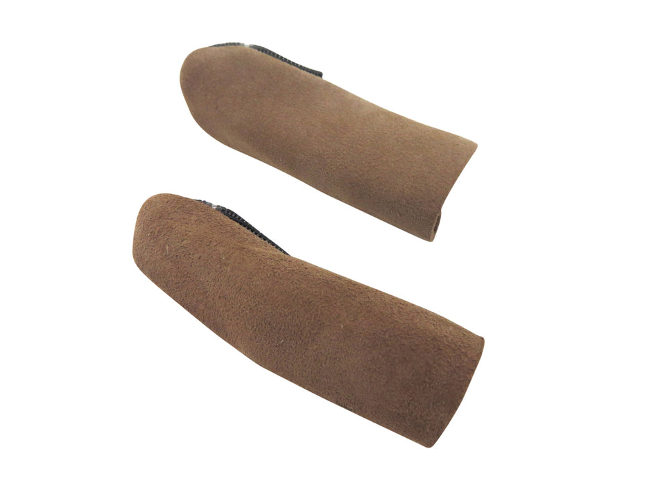 French Suede Leather Finger and Thumb Guards 3 Piece Set Medium