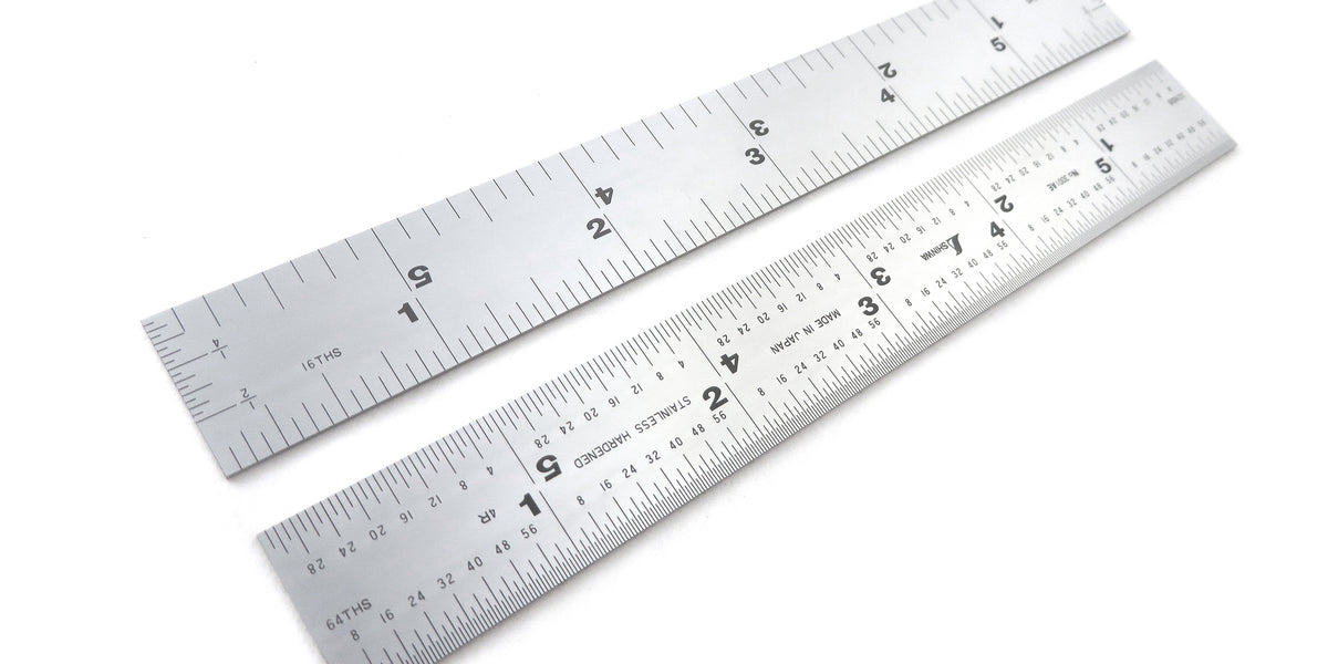 Center Finding Rule and Bevel Gauge Standard Imperial Measurements