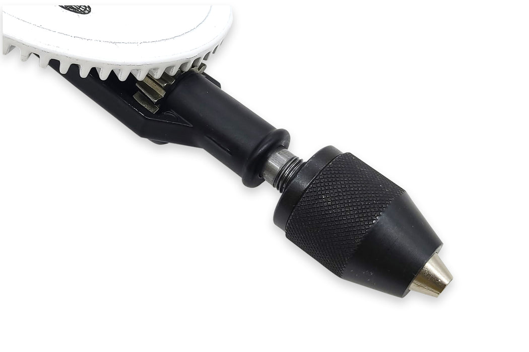 Egg Beater Hand Drill with Keyless Chuck with 1/4" Capacity