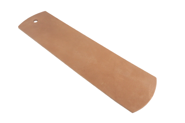 Genuine Horse Butt Leather Strop with and without 1.2oz Chromium Oxide 0.5 Micron Polishing Compound Bar (DCE)