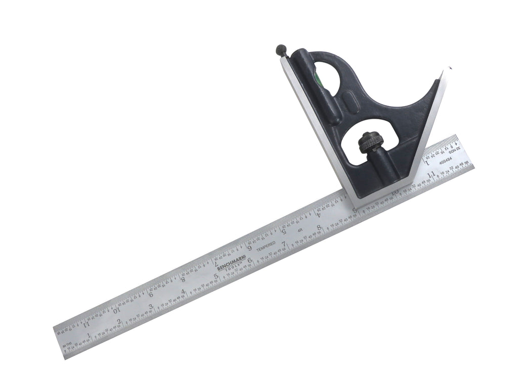 Benchmark Tools™ Rigid 150mm (6) English/Metric Black Chrome Machinist  Rulers