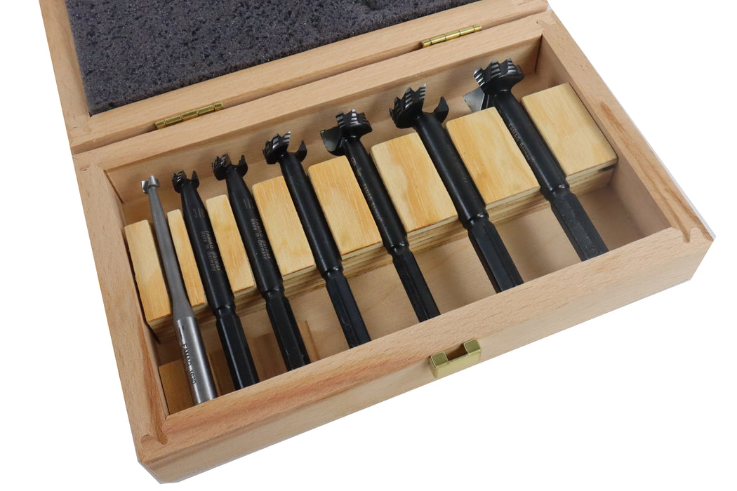 Famag 7 Piece Set Bormax Forstner Bits Imperial Sizes 1/4", 3/8", 1/2", 5/8", 3/4", 7/8" and 1"