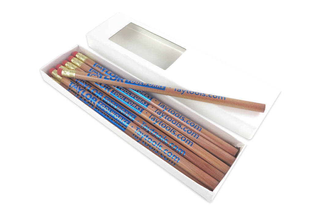12 Pack Taylor Toolworks Branded Shop Pencils