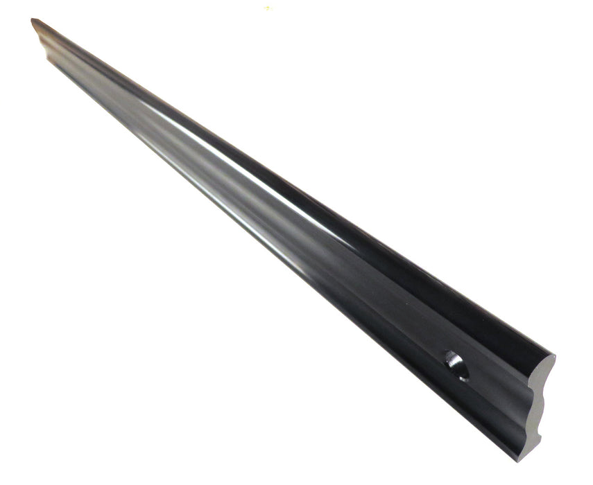 12 Inch Long Anodized Aluminum Straight Edge Bar with .001 Tolerance, Perfec