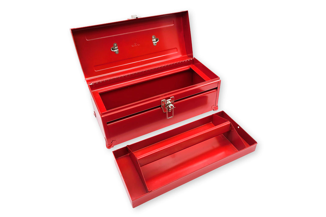 3 x 4 red plastic tool box