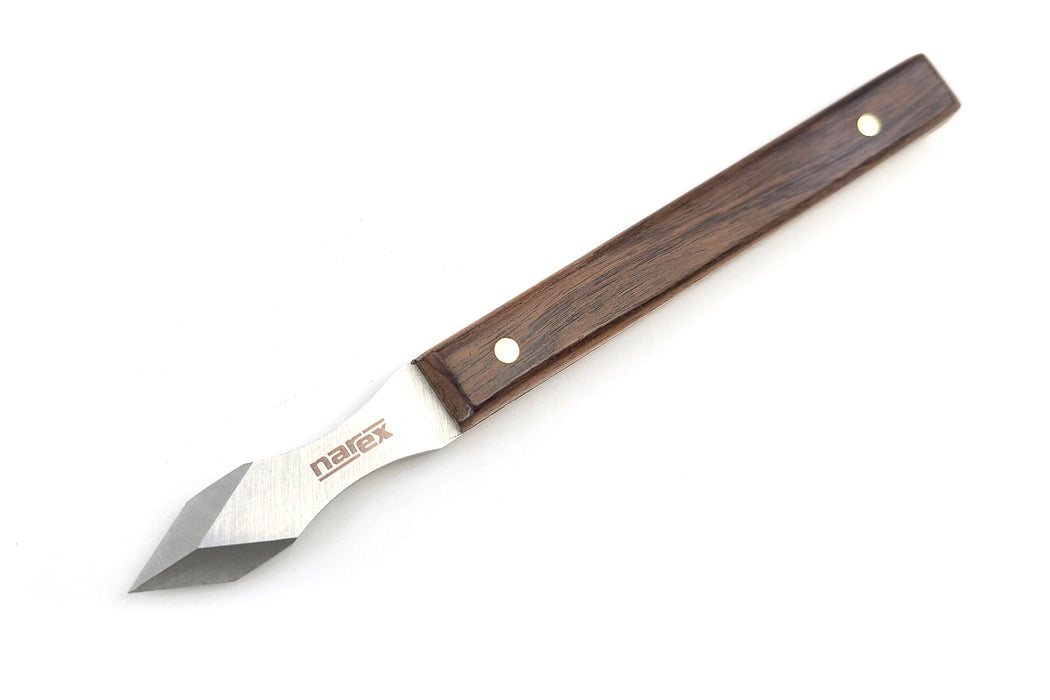 Narex Dual Bevel Marking Knife Stainless Steel Blade Rosewood Handle Finger Indents