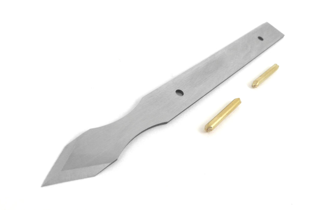 Mikov Unhandled Thin Blade Dual Bevel Marking Knife Kit with Finger Indents 0.060" Thick Blade
