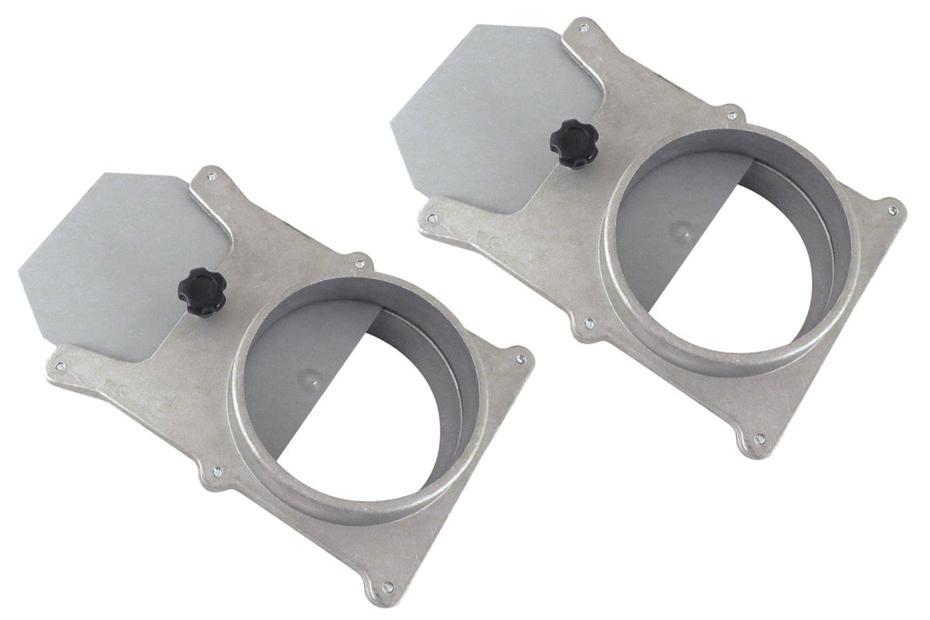 Aluminum Self-Cleaning Blast Gates 2-1/2", 3", 4", 5", and 6" OD (DCE)
