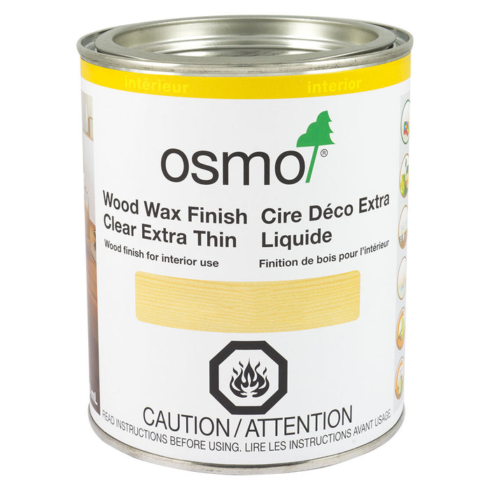Osmo Wood Wax Finish Clear Extra Thin 1101