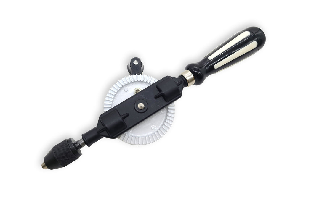 Egg Beater Hand Drill with Keyless Chuck with 1/4" Capacity