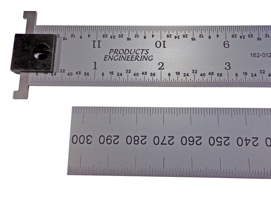 PEC Tools English/Metric Rigid Hook Rulers