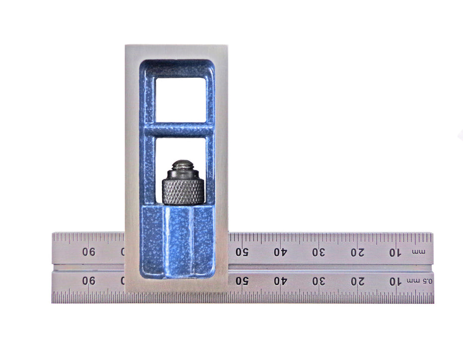 PEC Tools Metric Double Squares with .5mm and mm Graduations