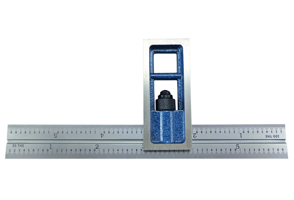 PEC Tools 16R Double Squares with 1/32, 1/64, 1/50 and 1/100 Graduations