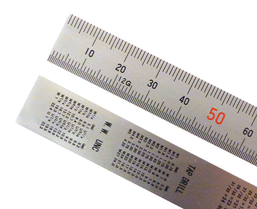 Taytools Set 6 & 12 Machinist Ruler Rule 4R (8th 16th 32th 64th)  Stainless