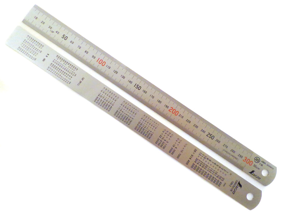 SHINWA 13128 100mm Mini Metric Ruler Scale Pick-Up Use