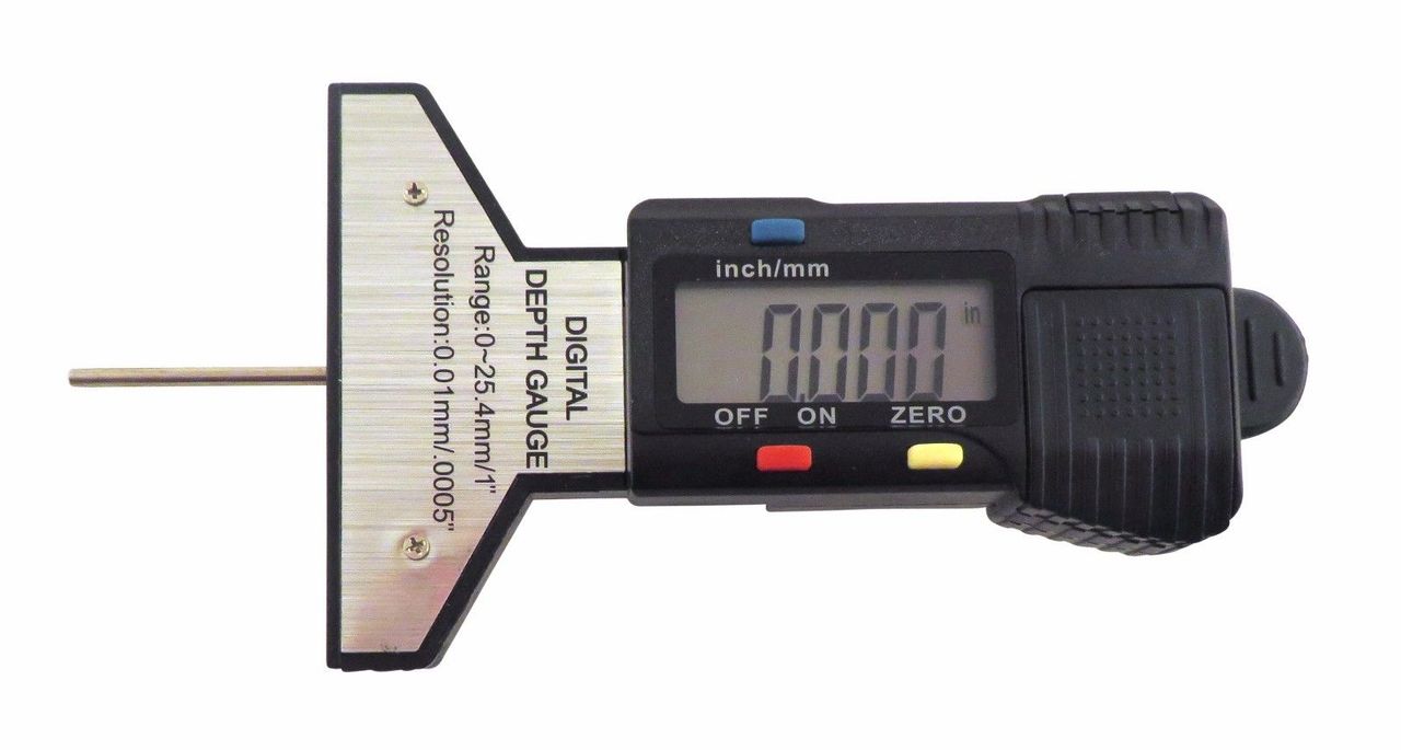 0-1" / 0-25mm, Digital Depth Gauge Gage, Digital Dial Indicator
