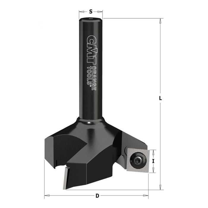 CMT Carbide Insert Spoilboard Surfacing Router Bits