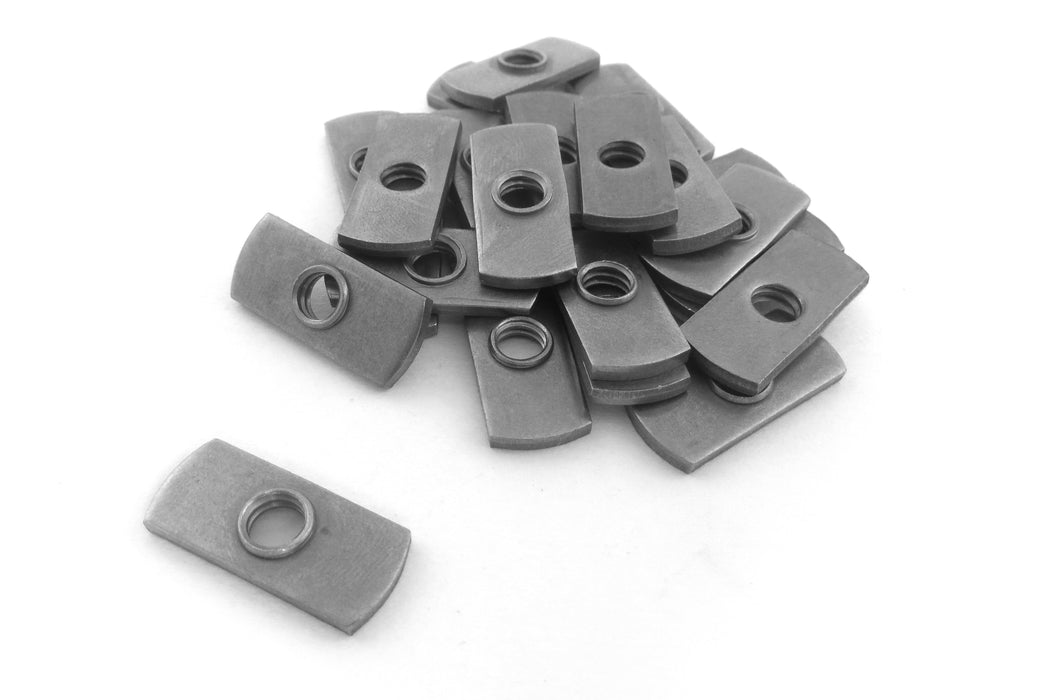 Taytools 1/4-20 Centered Hole Sliding T-Nuts for T Track Extrusions 25 Pack