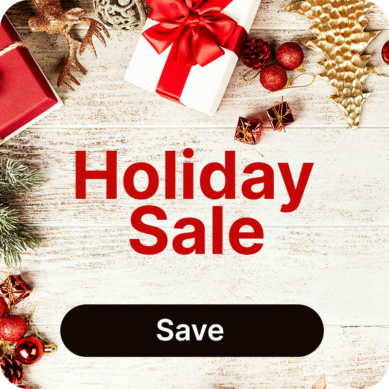 Festive Christmas trinkets on a wooden background.