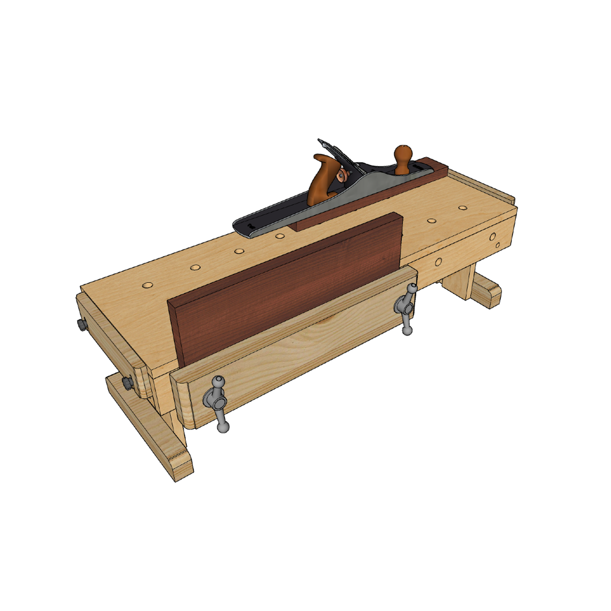 Portable Knock-Down Workbench Plans