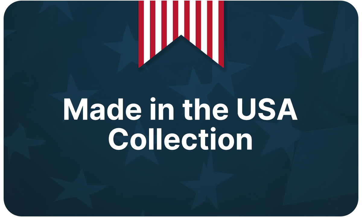 A flag illustration on a dark blue background