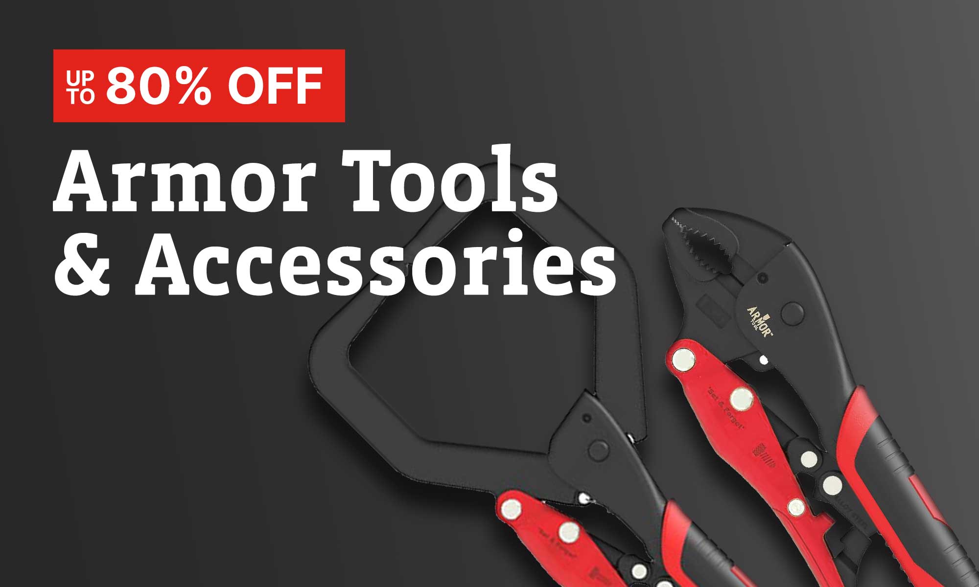 An armor pliers with sale information