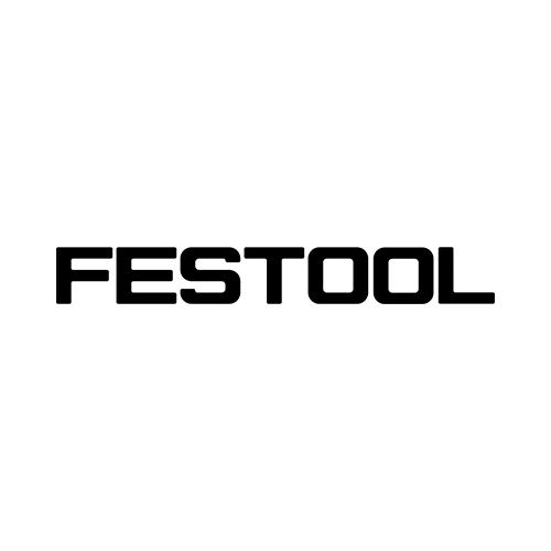 A black festool logo on a white background