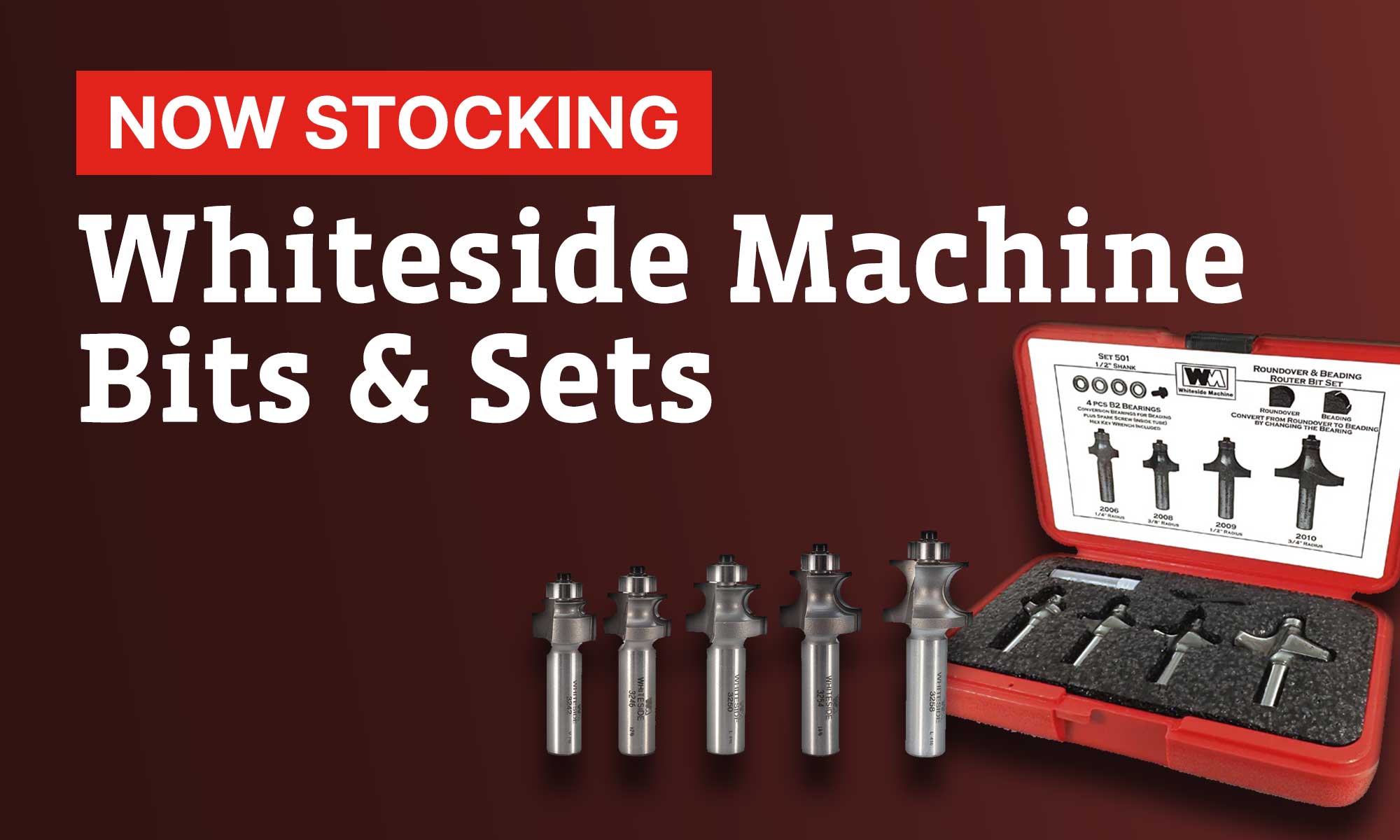 Whiteside Machine kit and bits