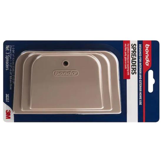 3M™ Bondo™ Flexible Plastic Glue and Finish Spreaders 3 Pack