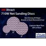 3M 3M140 - 710W Xtract&trade;  Net Sanding Discs Cubitron II &trade; Hookit&trade; (Hook and Loop) Attachment