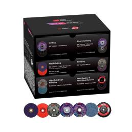 3M Cubitron II 33377 36 Grit 2” Fiber Roloc Discs – 15 Pack – Purple Metal Repair Rust Disc